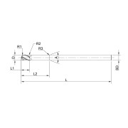 BALLNOSE ENDMILL W/ NECKING