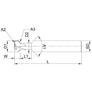 CHAMFER T-SLOT CUTTER (B)